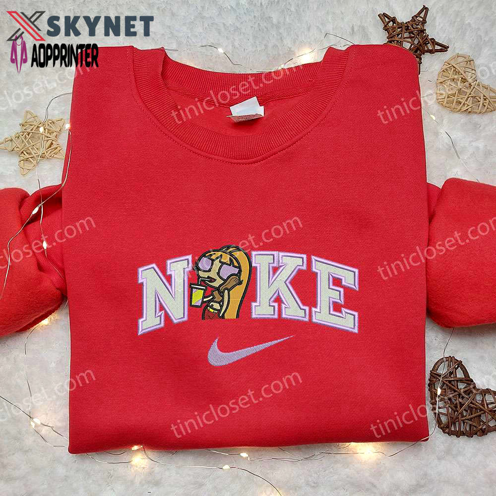 Nike blossom x powerpuff girls embroidered sweatshirt & shirt Embroidered Shirt