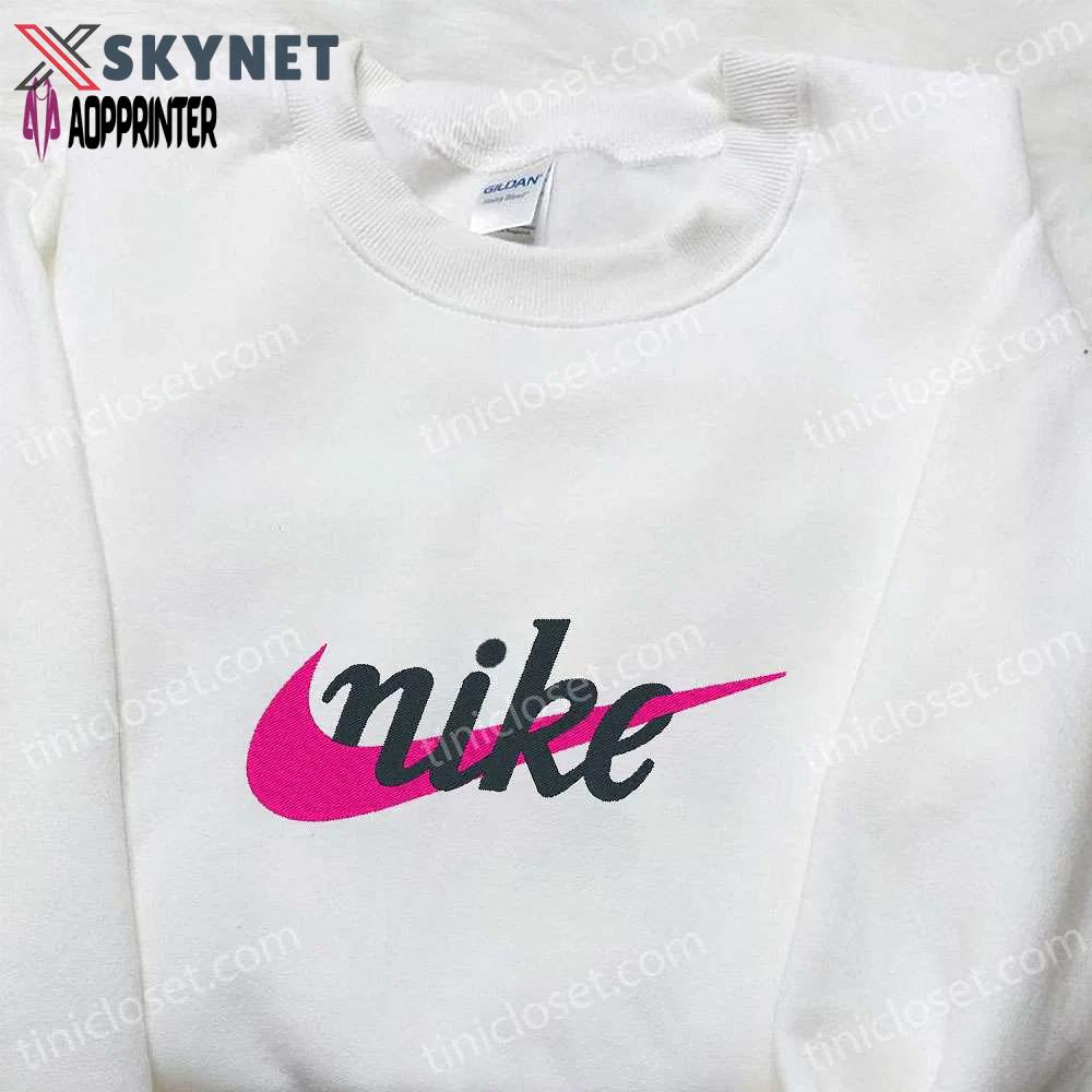 Nike embroidered tshirt: best family gift inspired nike shirt Embroidered Shirt