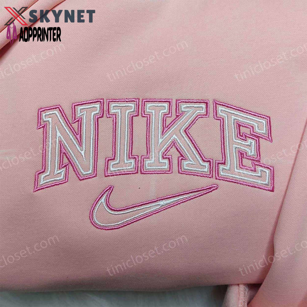 Nike inspired embroidered shirt & hoodie: best gifts for friends Embroidered Shirt