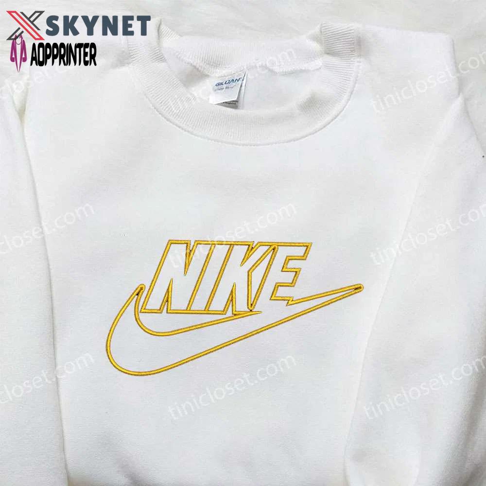 Nike swoosh embroidered sweatshirt & shirt: best birthday gift ideas Embroidered Shirt