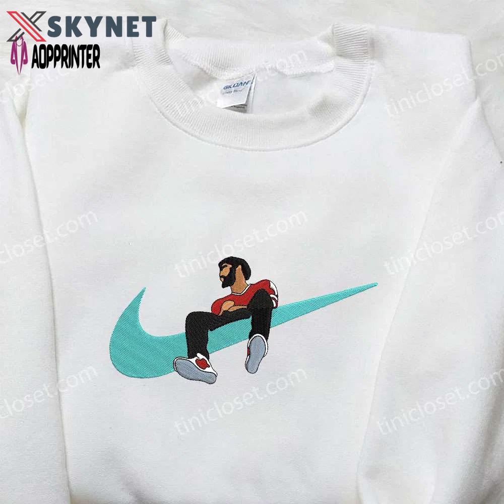 Nike swoosh x j cole embroidered shirt – rapper & celebrity apparel Embroidered Shirt