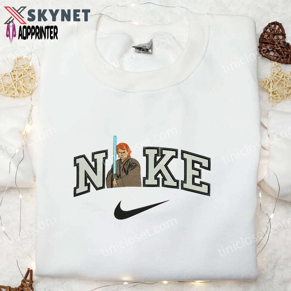 Nike x anakin skywalker sweatshirt: star wars movie embroidered shirt Embroidered Shirt
