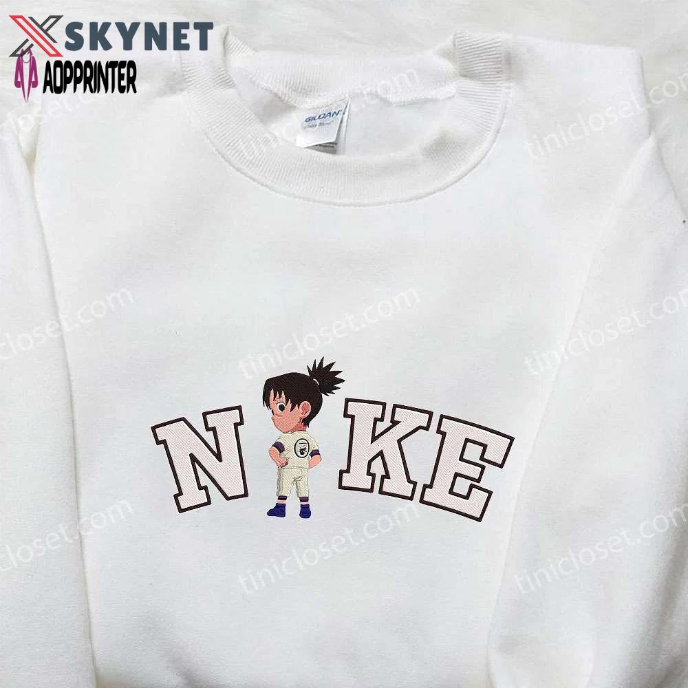 Nike x chibi iruka umino & naruto embroidered shirt: unique nike inspired design Embroidered Shirt