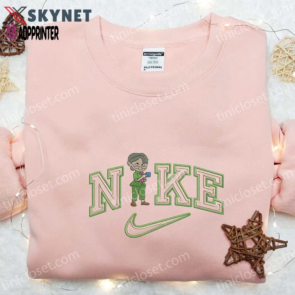 Nike x ellie fredricksen embroidered sweatshirt disney shirt nike inspired t-shirt Embroidered Shirt