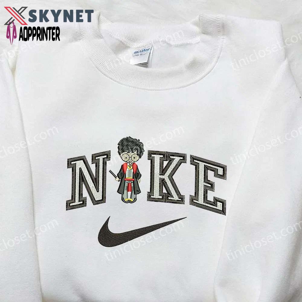Nike x harry potter embroidered shirt: movie-inspired & nike-inspired designs Embroidered Shirt