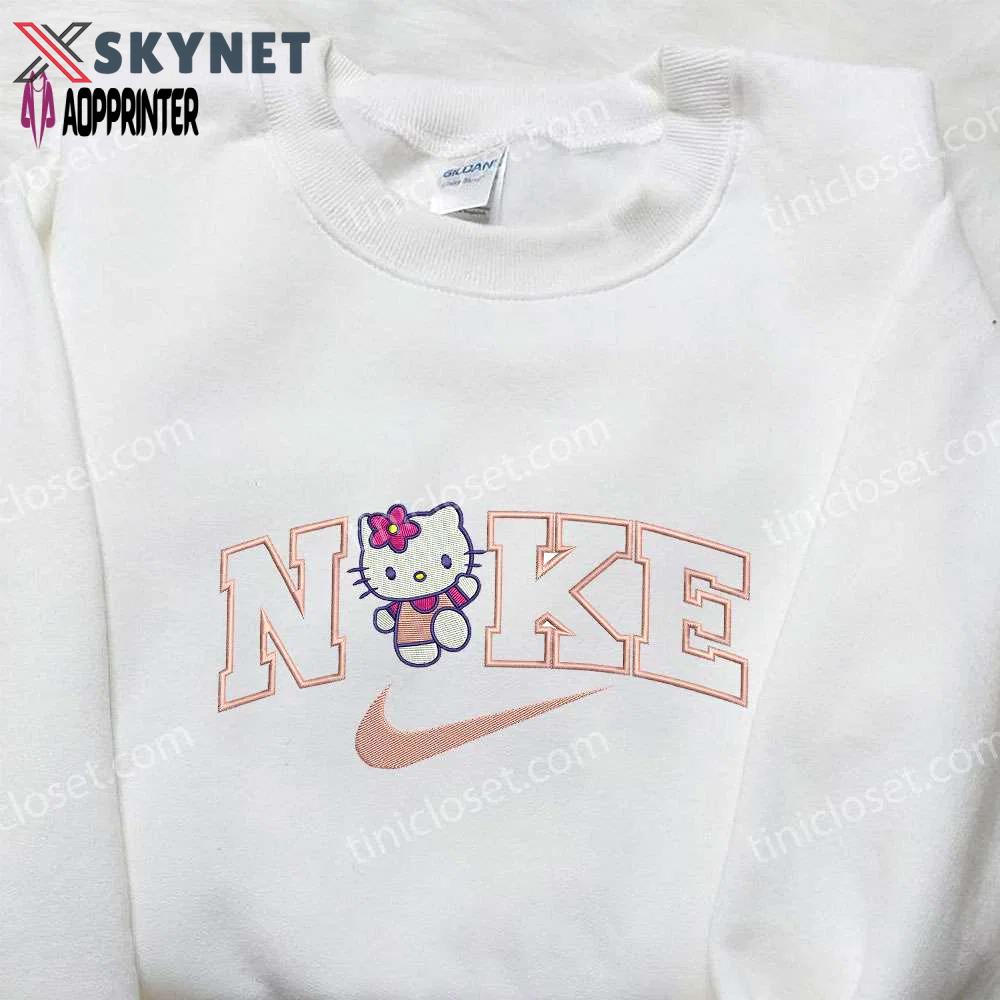 Nike x hello kitty embroidered shirt & sweatshirt: perfect daughter gifts Embroidered Shirt