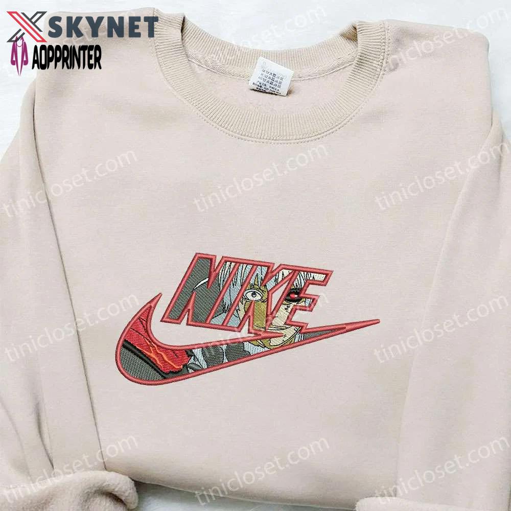 Nike x ken kaneki anime embroidered sweatshirt: tokyo ghoul hoodie perfect family birthday gift Embroidered Shirt
