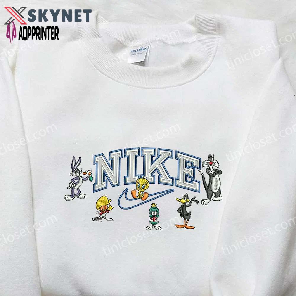 Nike x looney tunes embroidered shirt – cartoon inspired tee Embroidered Shirt