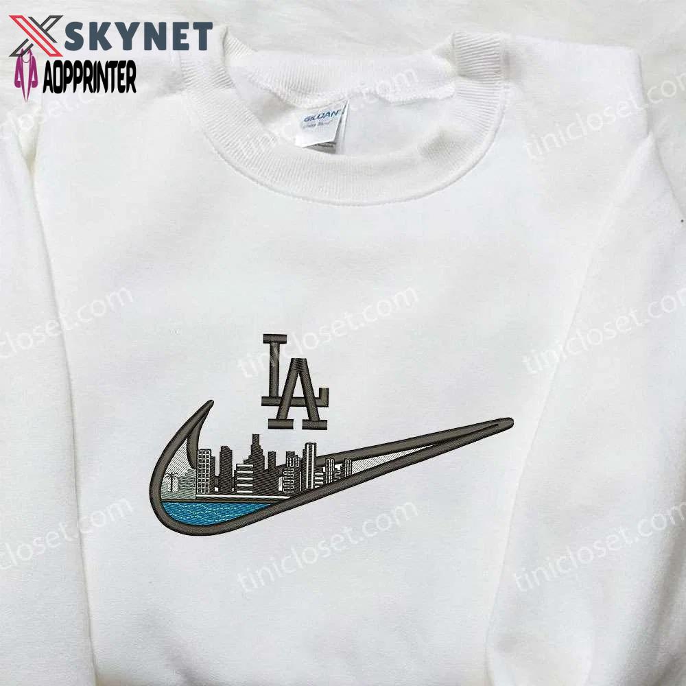 Nike x los angeles city & nature embroidered shirts – inspired nike designs Embroidered Shirt