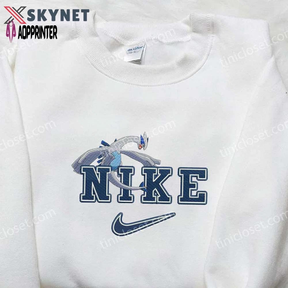 Nike x lugia pokemon embroidered shirt: stylish collaboration for pokemon fans Embroidered Shirt