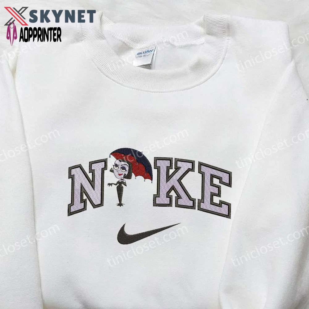 Nike x malaria & billy and mandy cartoon embroidered shirt: unique design for trendy style Embroidered Shirt