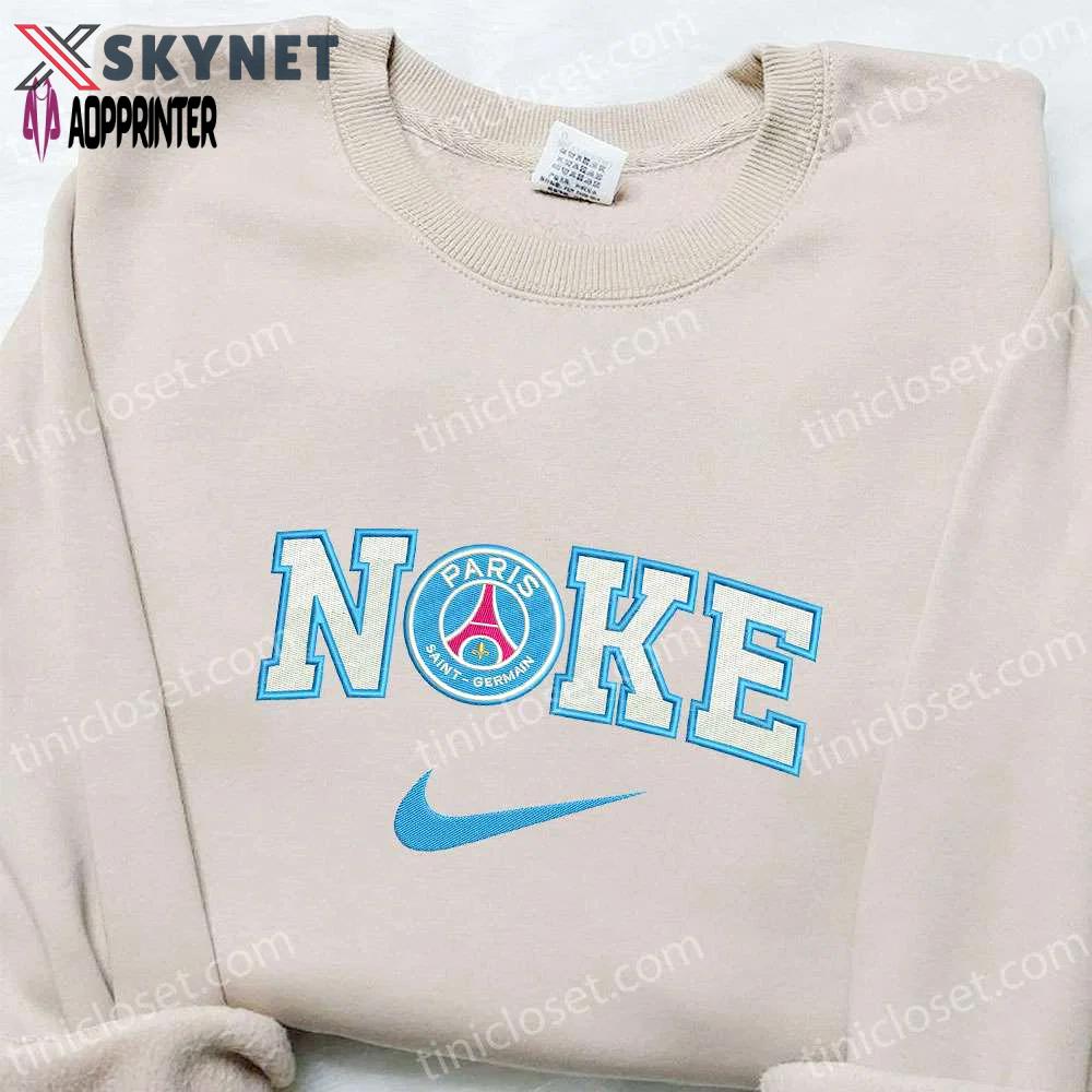Nike x paris embroidered hoodie national flag shirt & inspired t-shirt: shop now! Embroidered Shirt