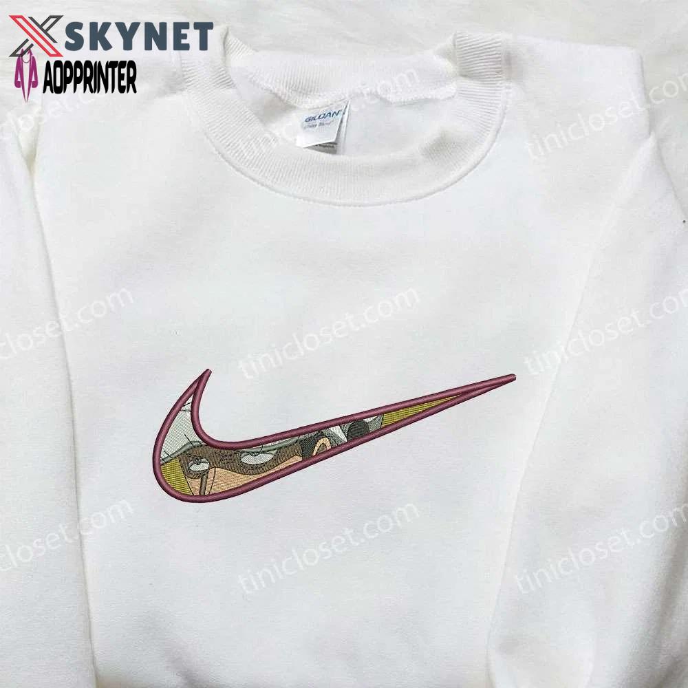 Nike x trafalgar law one piece embroidered shirt – anime collaboration Embroidered Shirt