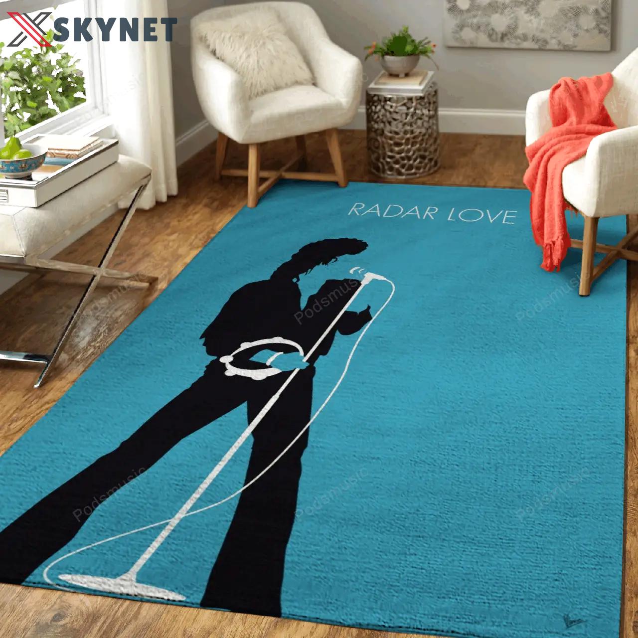 No115 my golden earring minimal music artwork minimal music artworks art for fans area rug living room carpet rug regtangle decor home decor Rectangle Rug