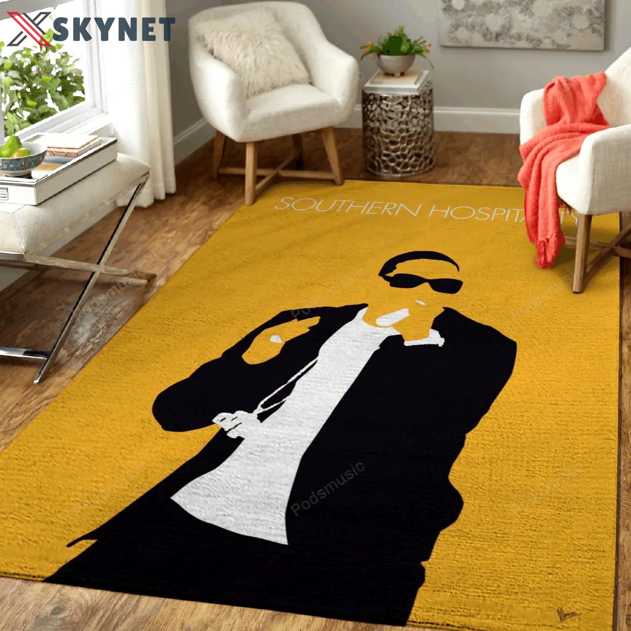 No154 my ludacris minimal music artwork minimal music artworks art for fans area rug living room carpet rug regtangle carpet floor decor home decor Rectangle Rug
