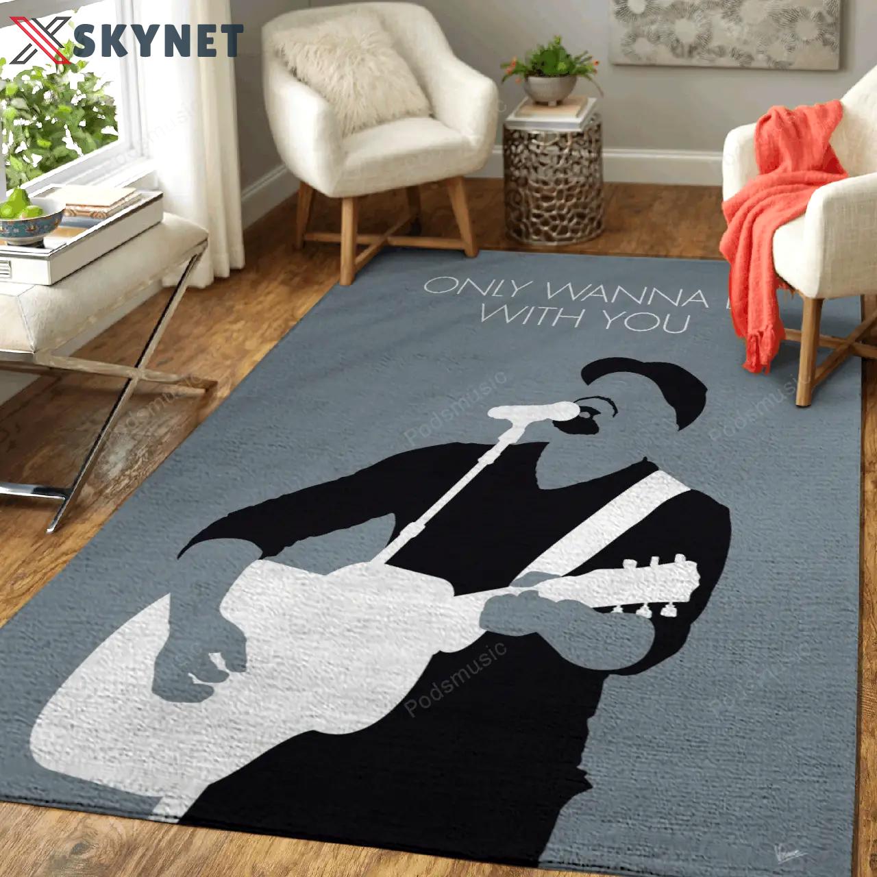 No177 my hootie and the blowfish minimal music minimal music artworks art for fans area rug living room carpet Rectangle Rug
