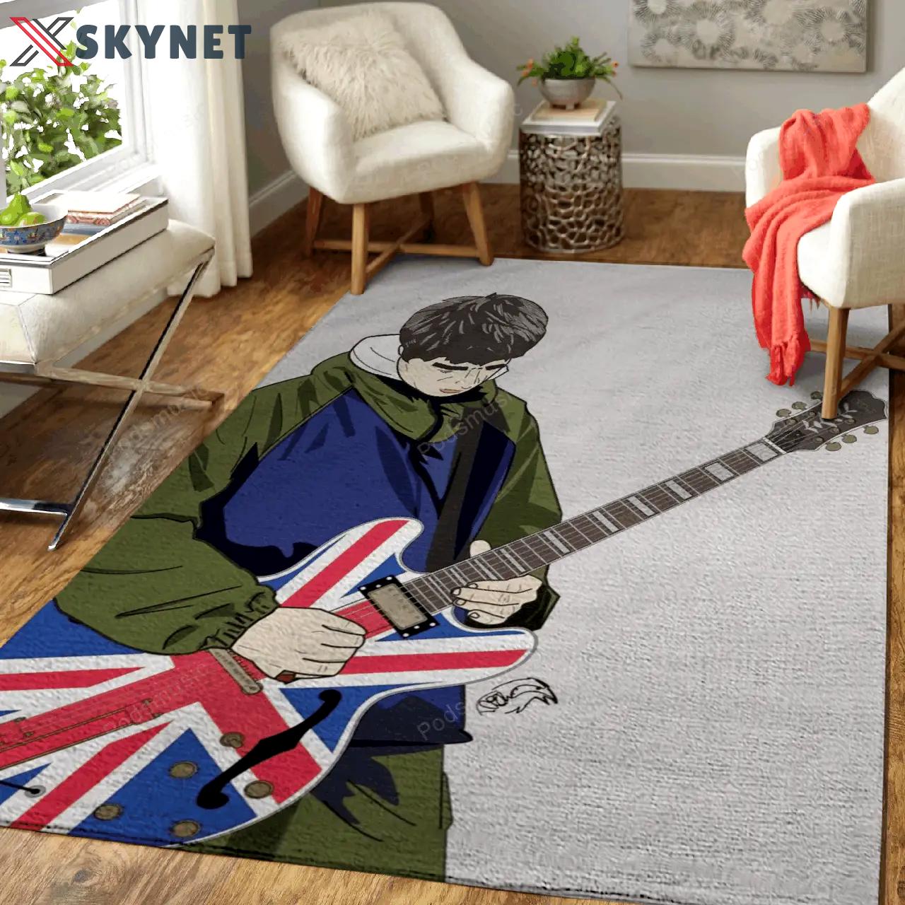 Noel gallagher list music art for fans area rug living room carpet rug regtangle carpet floor decor home decor Rectangle Rug