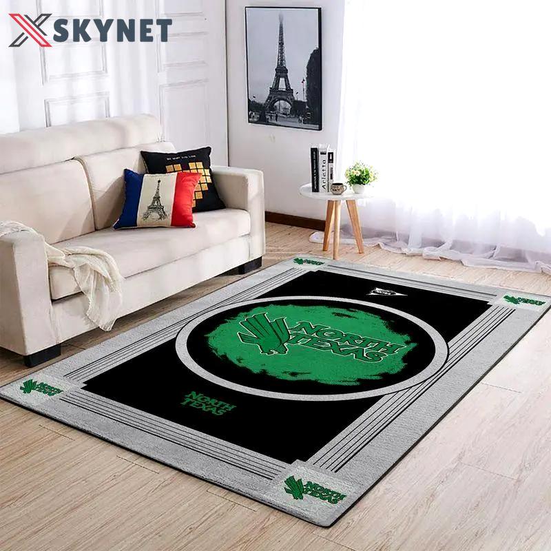 North texas mean green ncaa home decor carpet rug living room 2003272 2 Rectangle Rug