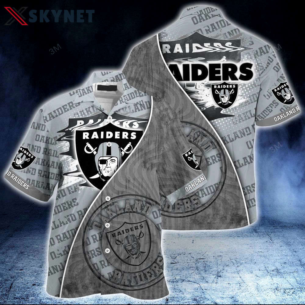 Oakland raiders nfl-summer hawaii shirt and shorts new trend for this season Hawaii Shirt