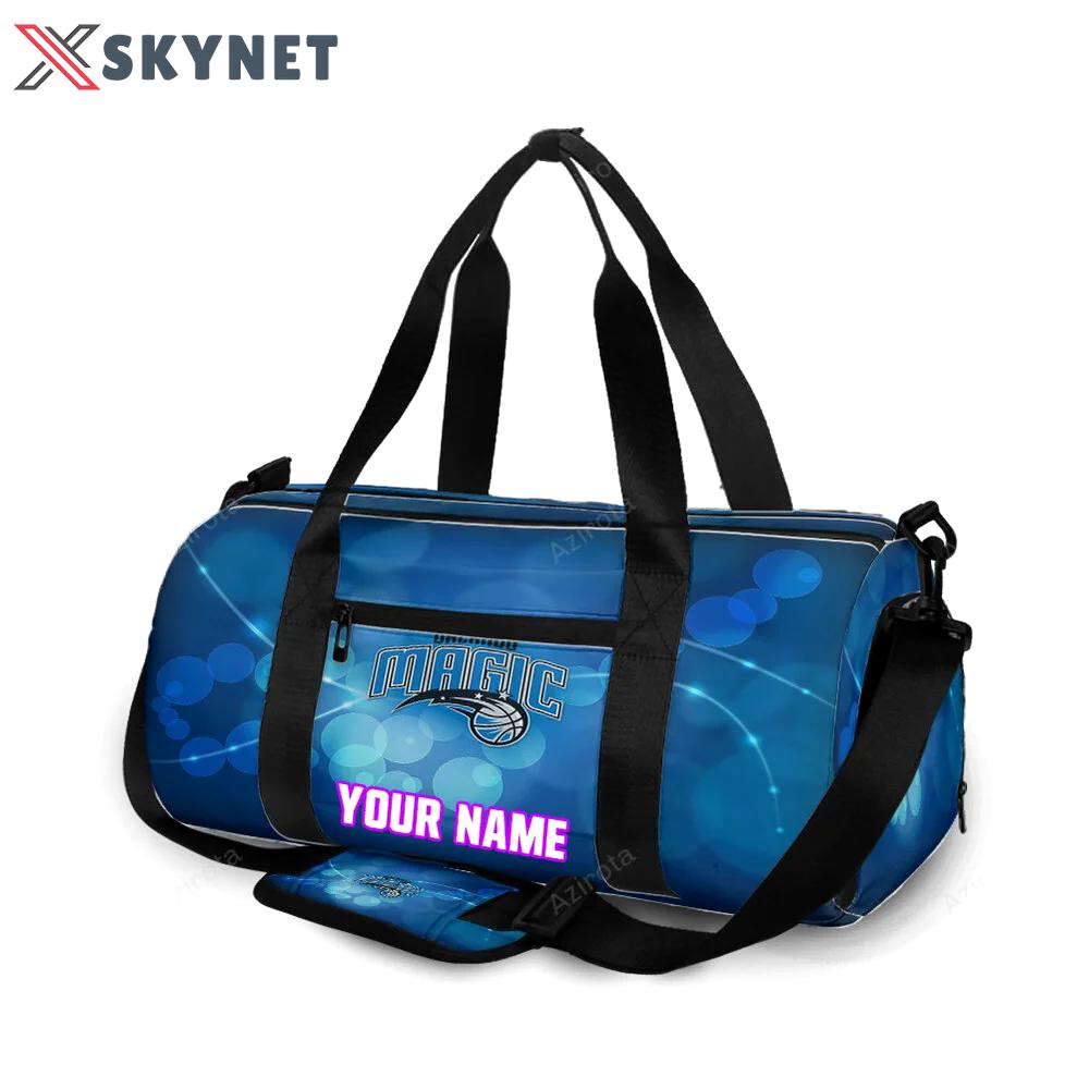 Orlando magic bubbles blue personalized name travel bag gym bag 1042 Travel Bag