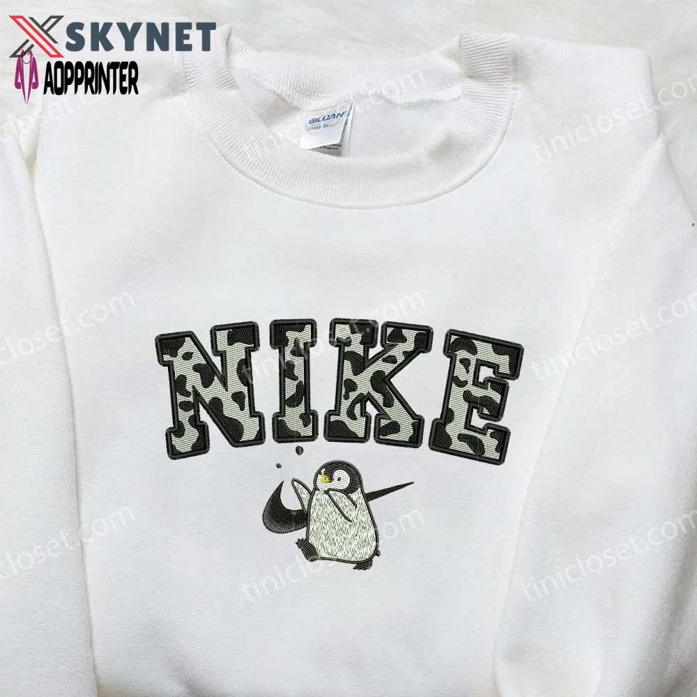 Penguin x nike embroidered sweatshirt: animal inspired nike shirt Embroidered Shirt