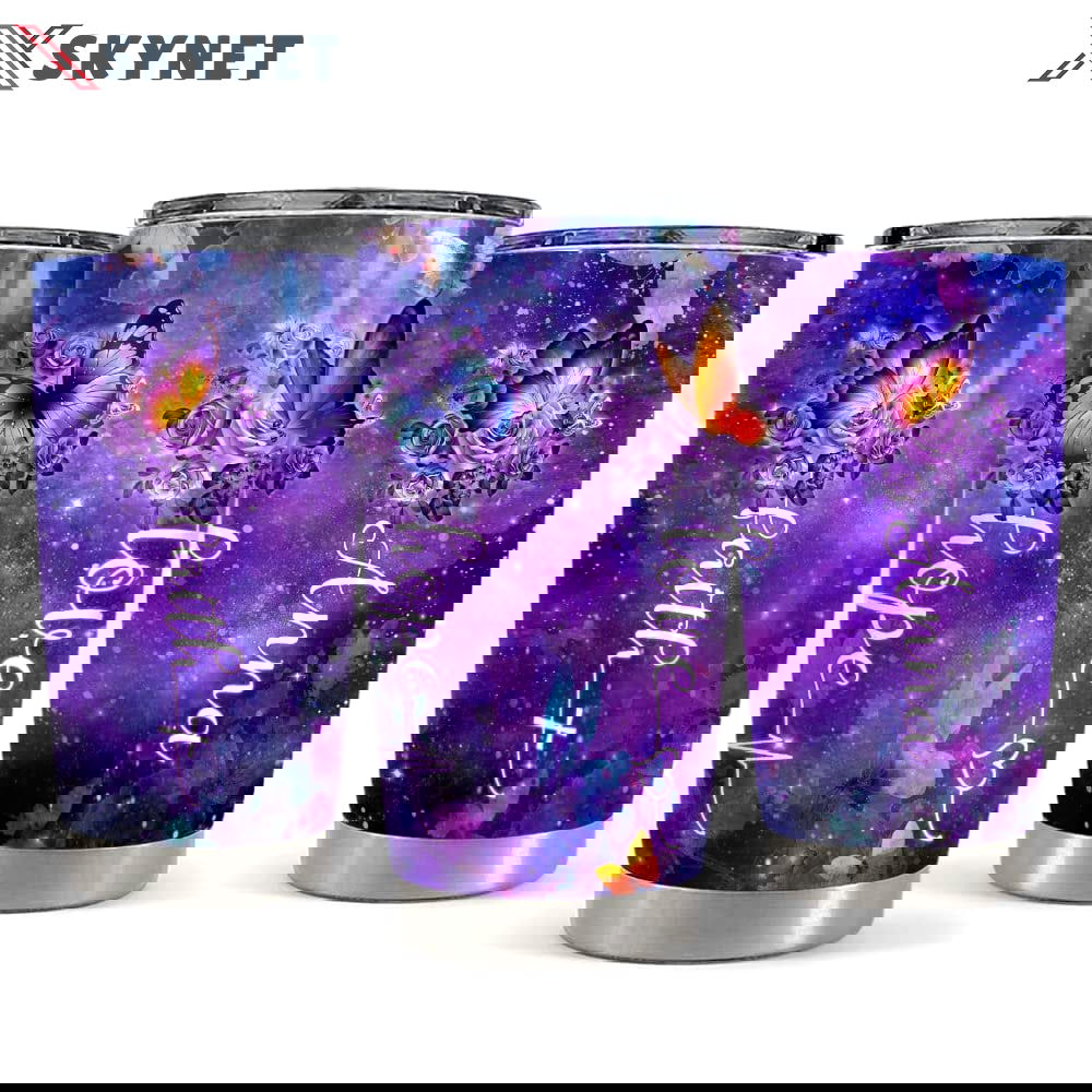 Personalized butterfly tumbler faith hope love inspiration gift Personalized Tumbler