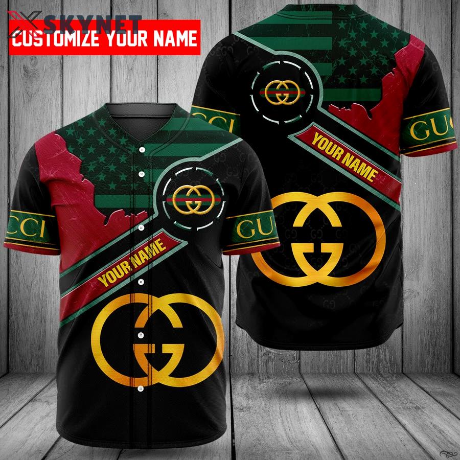 Personalized gucci baseball jersey shirt luxury clothing clothes sport for men women hot 2023 Baseball Jersey Shirt