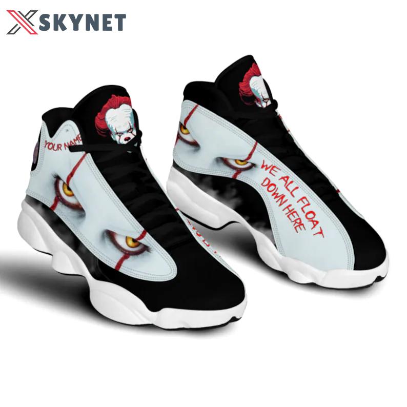 Personalized it pennywises - halloween hypebeast Air Jordan 13 Shoes Gifts For Men Women Sneakers Full Size For Fans