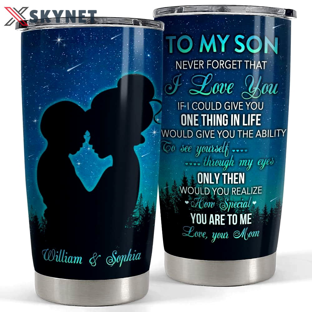 Personalized son gifts tumbler from mom dad for kid boy best gift Personalized Tumbler