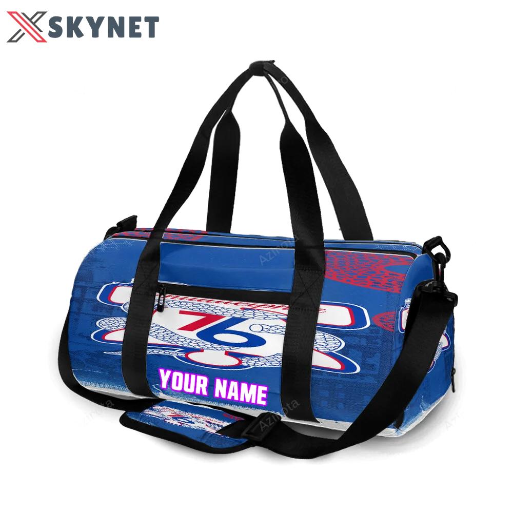 Philadelphia 76ers city personalized name travel bag gym bag 2235 Travel Bag