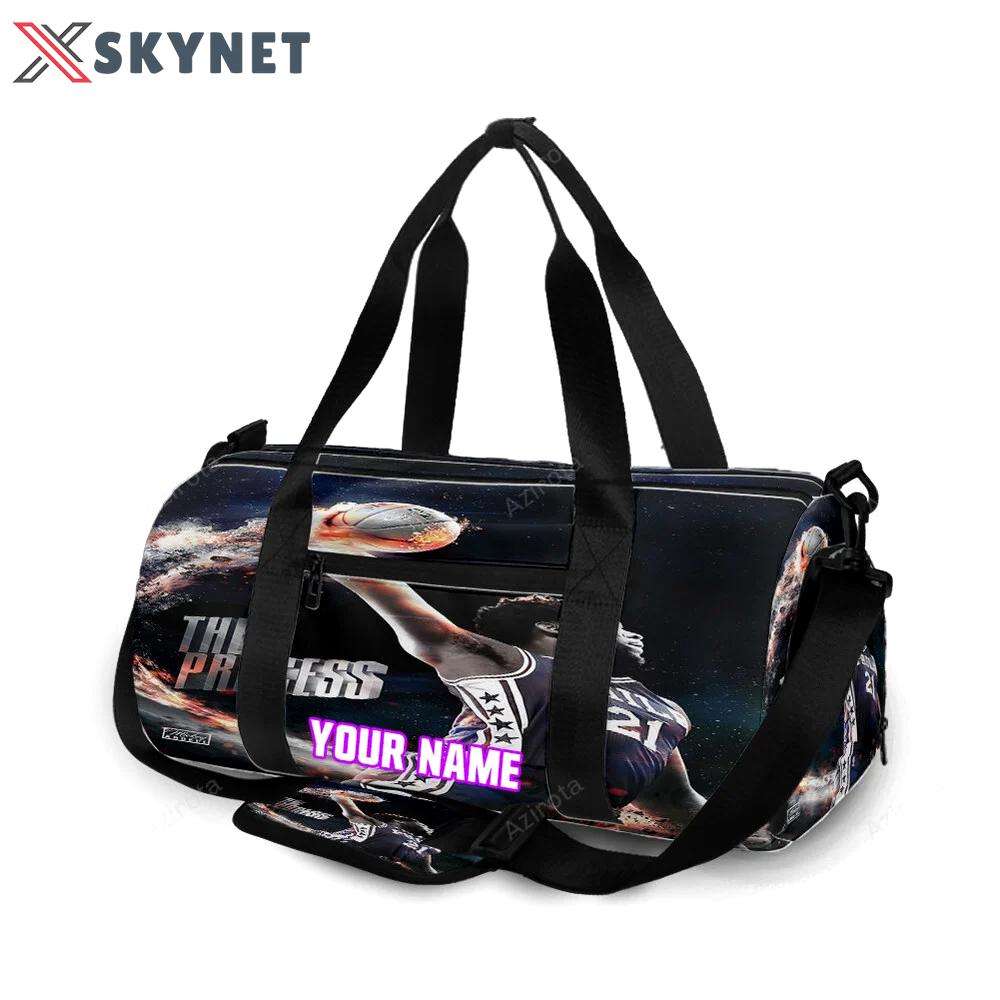 Philadelphia 76ers joel embiid the process personalized name travel bag gym bag 2208 Travel Bag