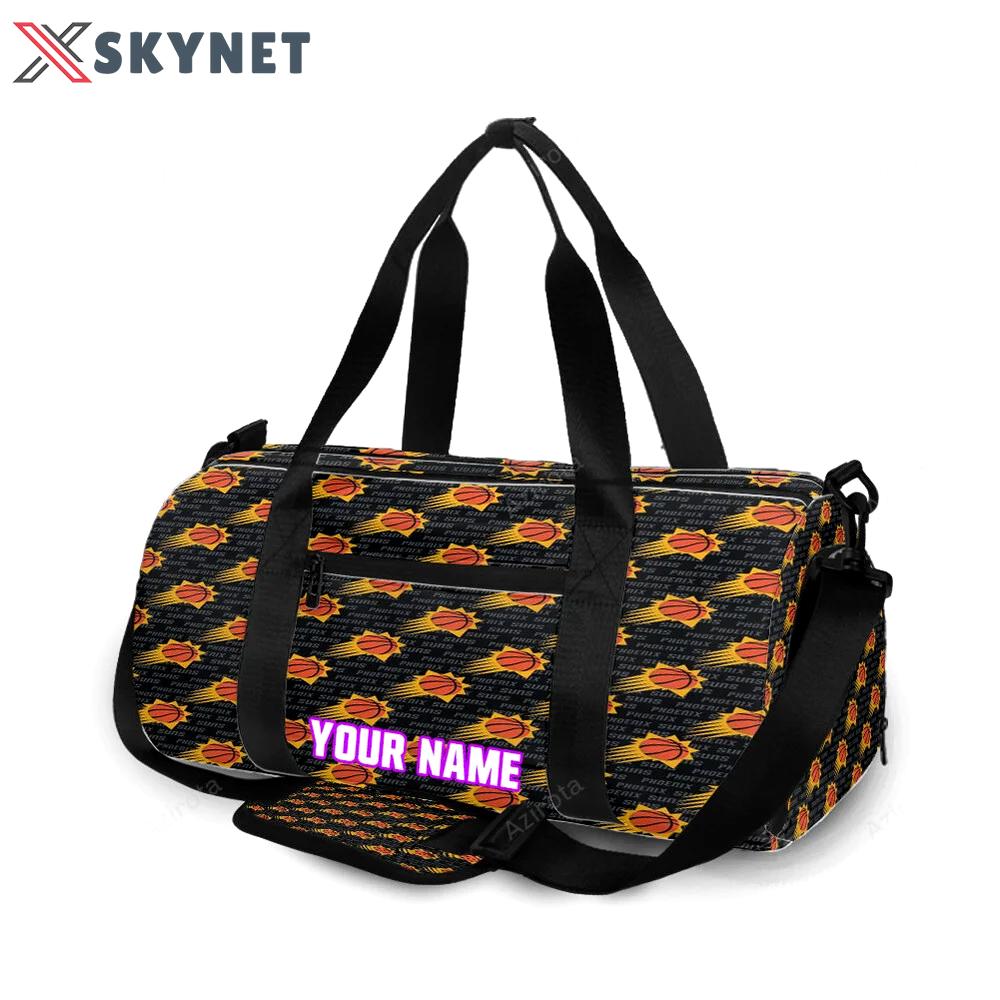 Phoenix suns emblem v11 personalized name travel bag gym bag 2364 Travel Bag