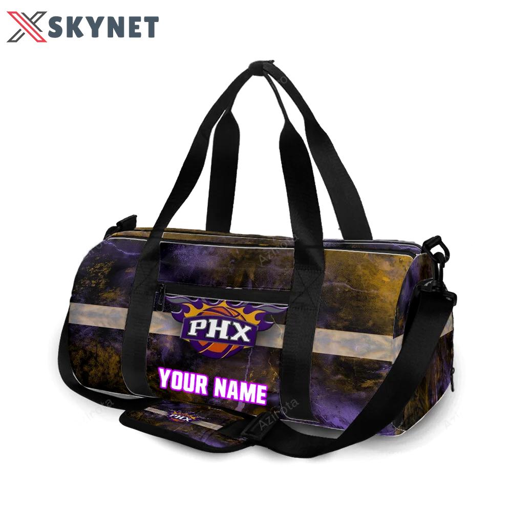 Phoenix suns emblem v6 personalized name travel bag gym bag 2367 Travel Bag