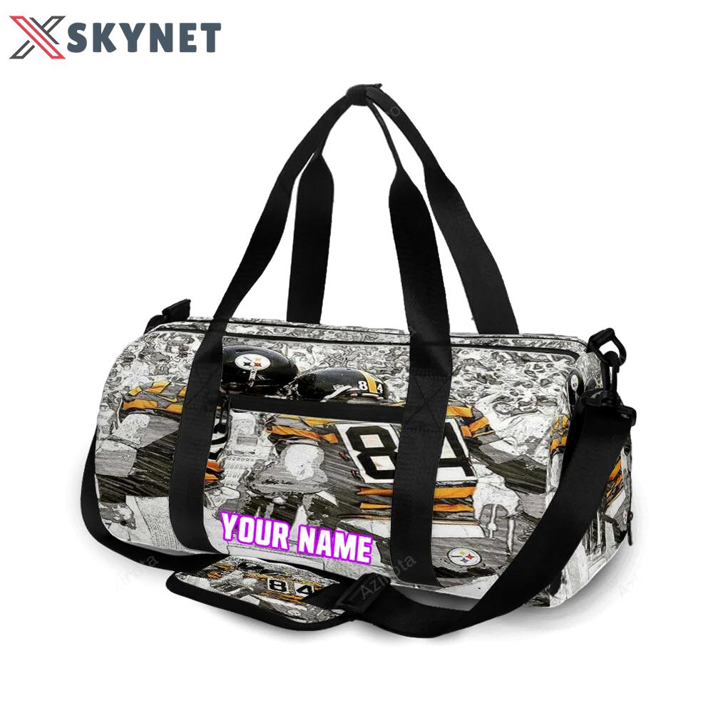Pittsburgh steelers players team m4 personalized name travel bag gym bag 426 Travel Bag
