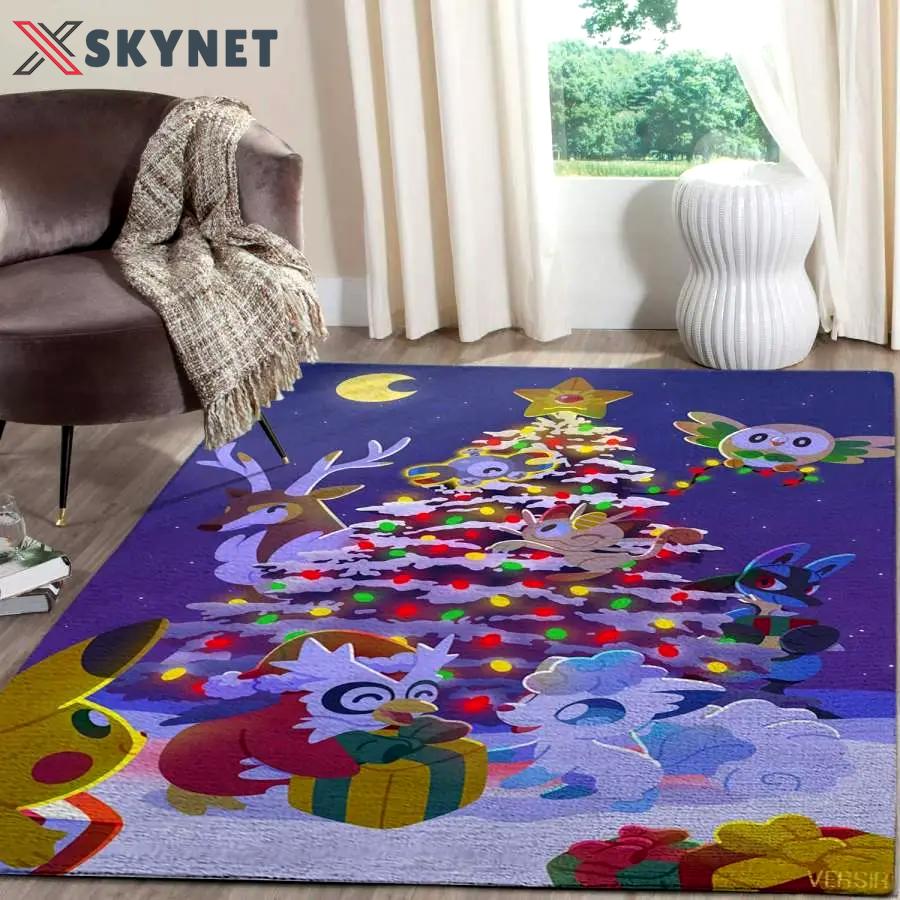 Pokemon christmas day area rug living room rug home decor  19122613 Rectangle Rug