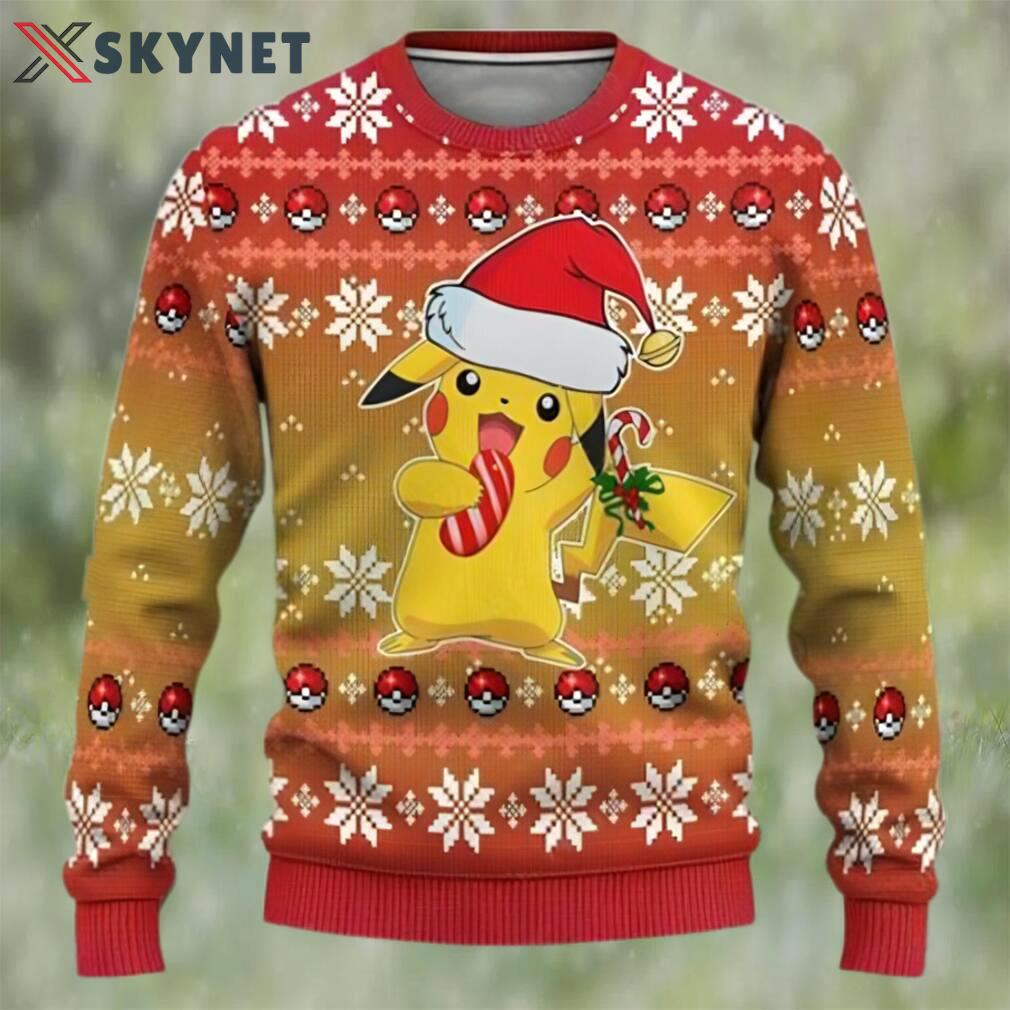 Pokemon christmas sweater pikachu best ugly christmas sweaters gift for christmas Christmas Ugly Sweater