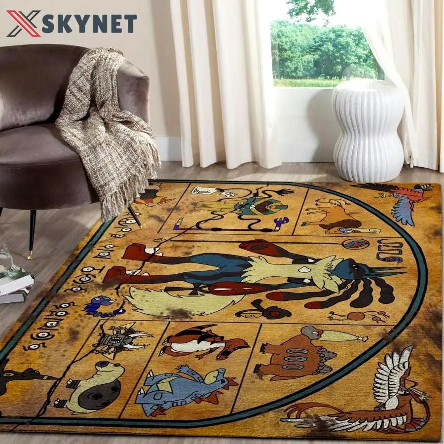 Pokemon go area rug living room rug home decor home decor bedroom living room decor Rectangle Rug