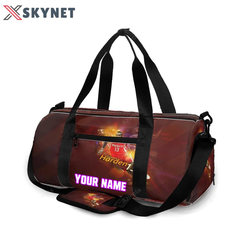 Portland trail blazers james harden1 personalized name travel bag gym bag 2300 Travel Bag