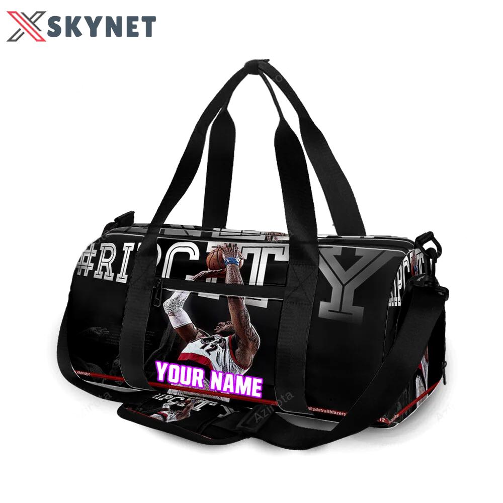 Portland trail blazers lamarcus aldridge1 personalized name travel bag gym bag 2284 Travel Bag