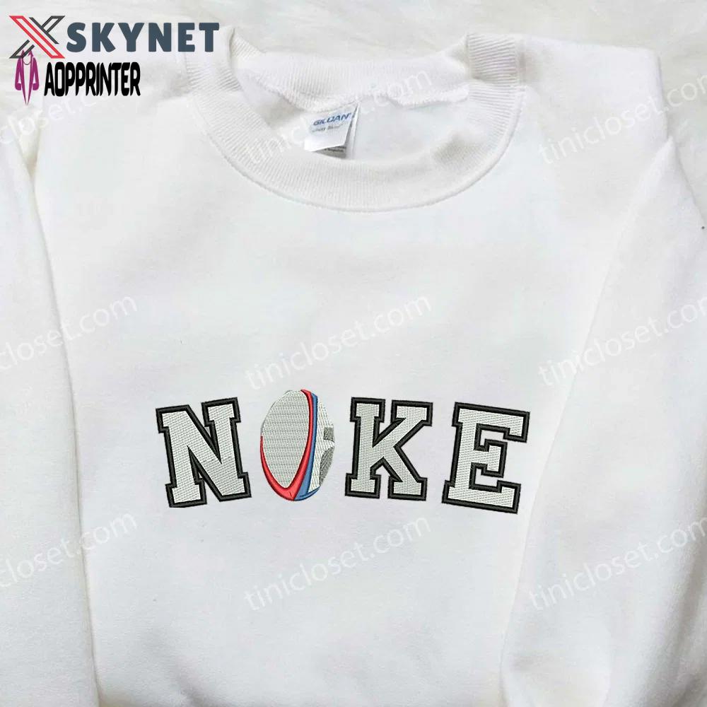 Premium nike embroidered shirts: basketball x swoosh & nfl options Embroidered Shirt