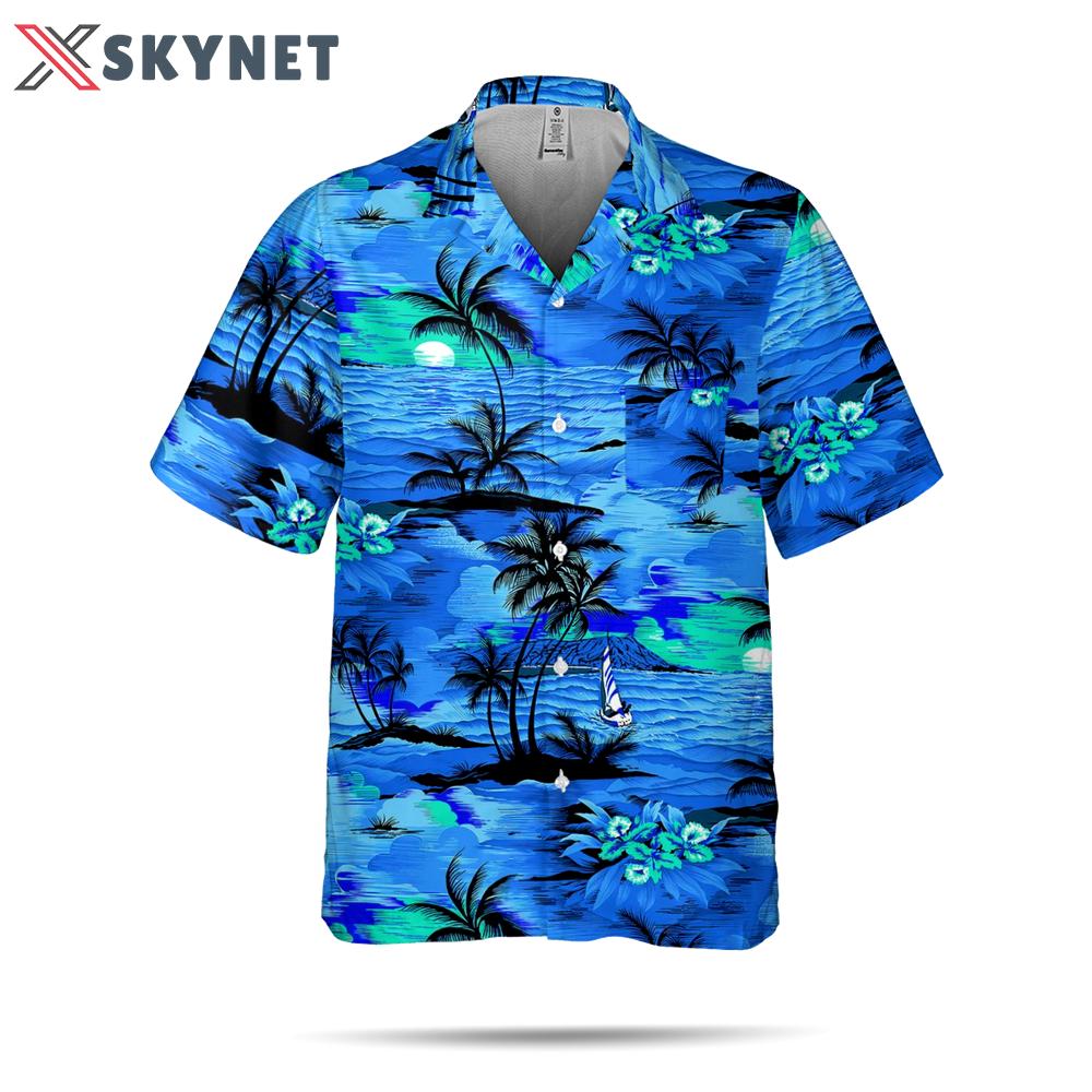 Printing clothing vintage plaid men aloha hawaiian beach shirts casual floral shirt 1 Hawaii Shirt Shorts & Flip Flops