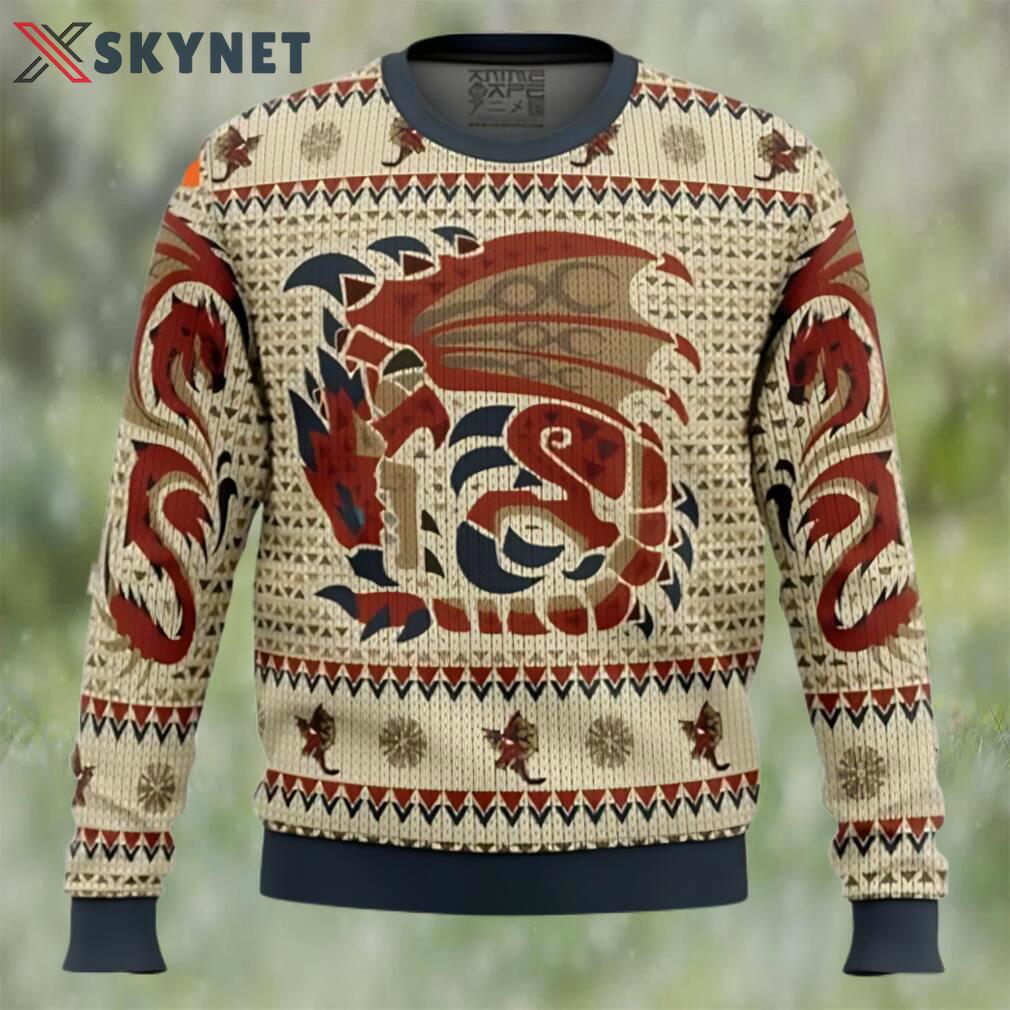 Rathalos monster hunter ugly christmas sweater Christmas Ugly Sweater