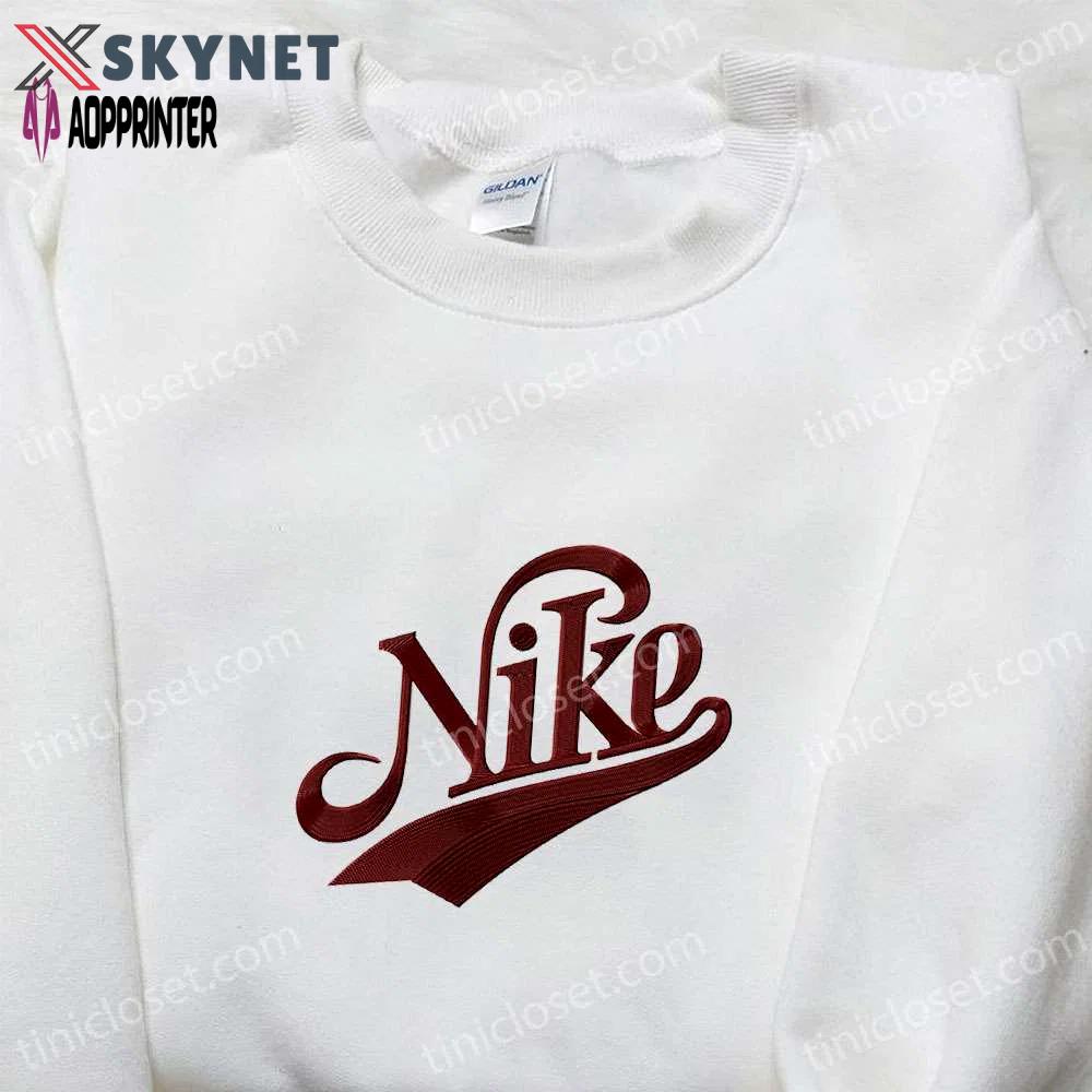 Retro vintage nike embroidered sweatshirt – best nike inspired shirt perfect family gift Embroidered Shirt