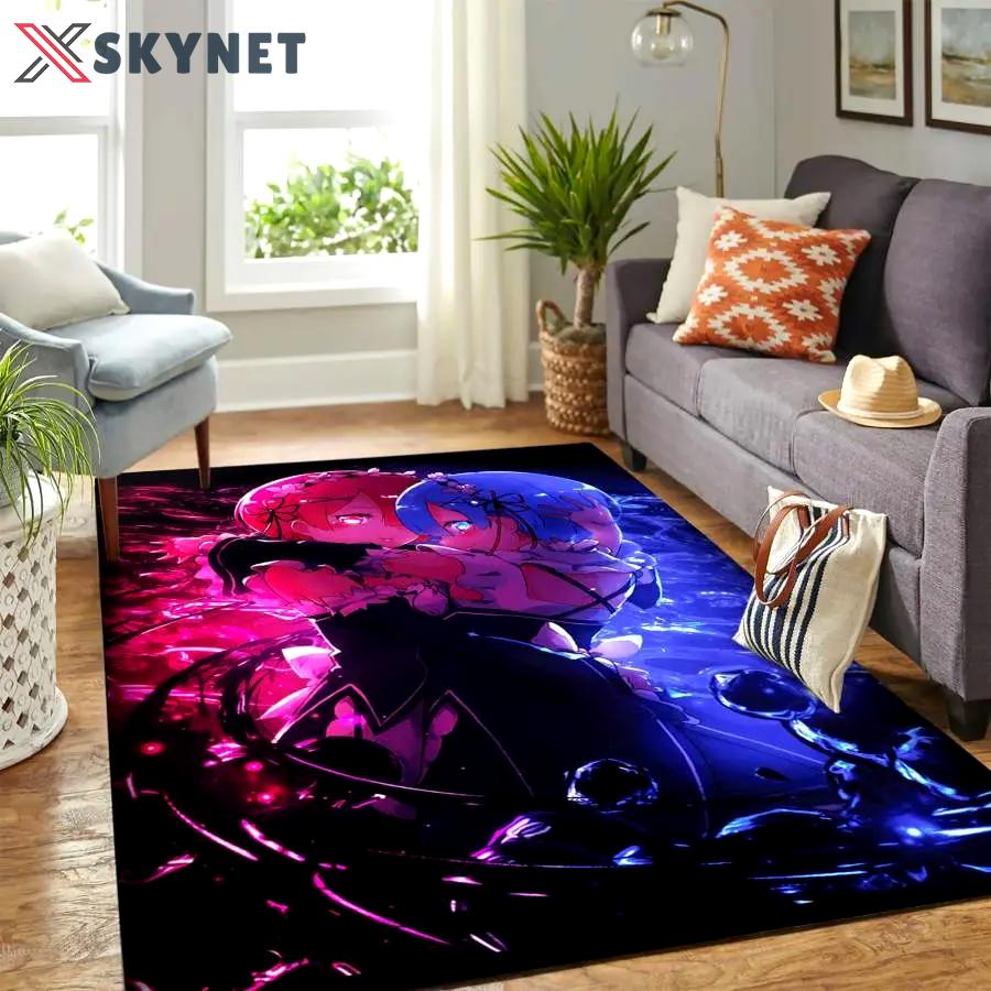 Re:zero anime area rug home decor carpet rug living room 2003274 Rectangle Rug