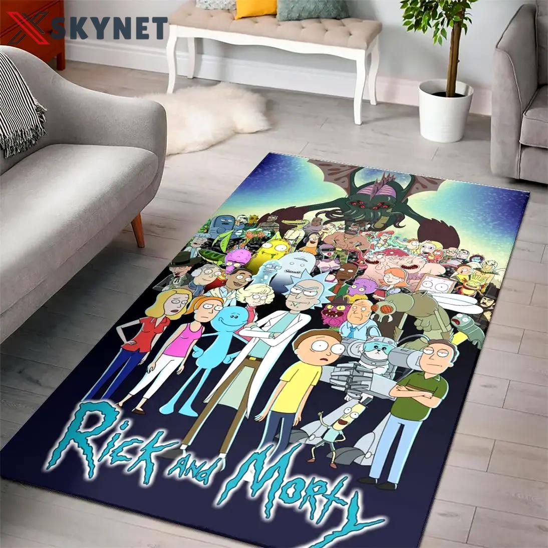 Rick and morty movie ss190830 area rug living room rug home decor Rectangle Rug
