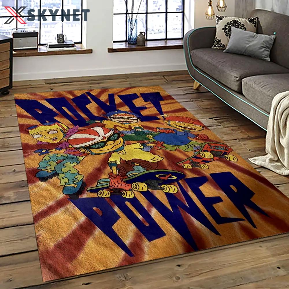 Rocket power action cartoon retangle carpet area rug home decor best gift for fan and friends rp16 Rectangle Rug