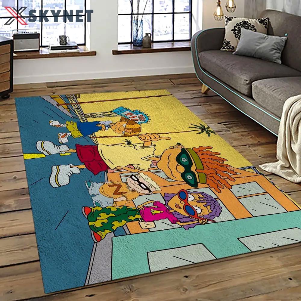 Rocket power action cartoon retangle carpet area rug home decor best gift for fan and friends rp24 Rectangle Rug