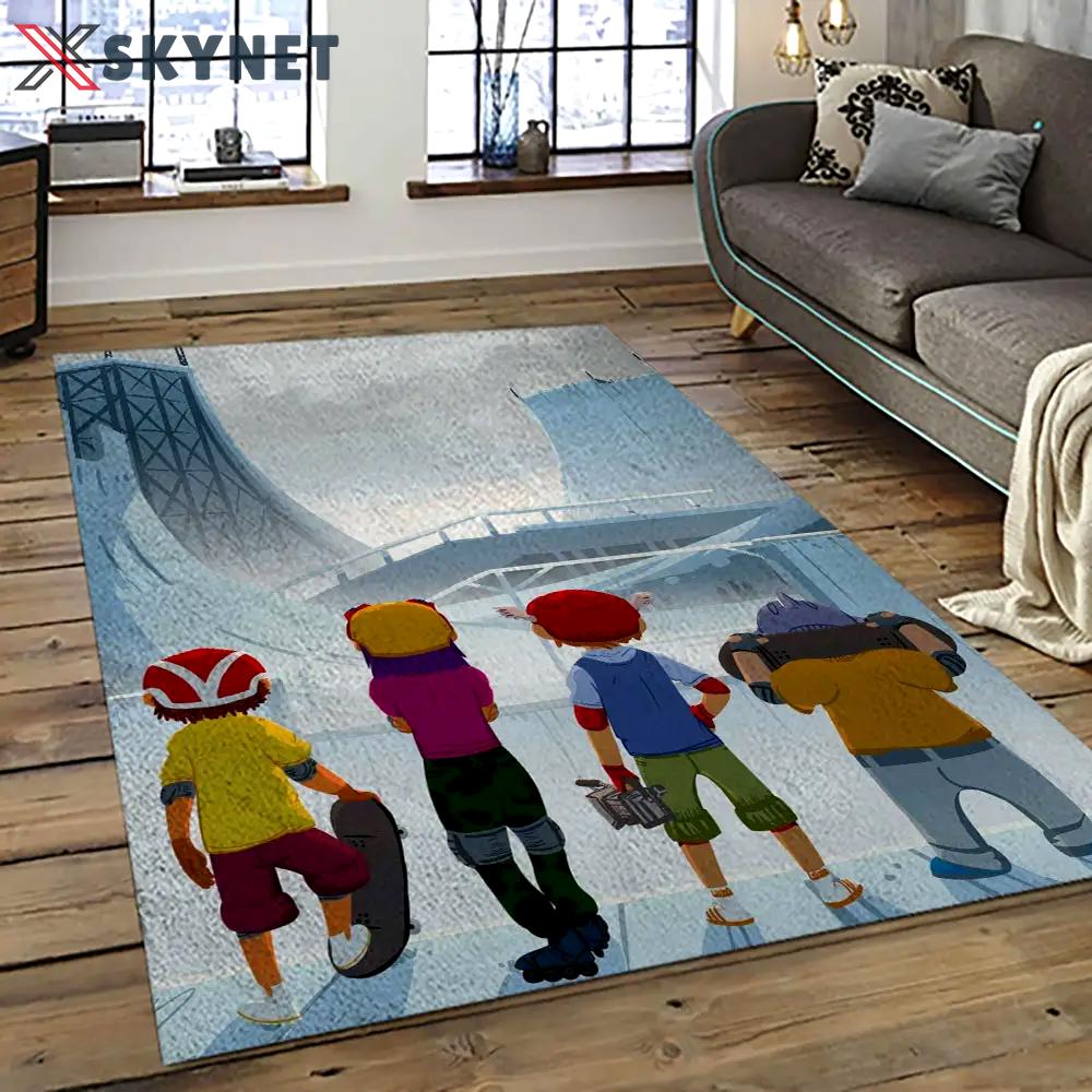 Rocket power action cartoon retangle carpet area rug home decor best gift for fan and friends rp25 Rectangle Rug