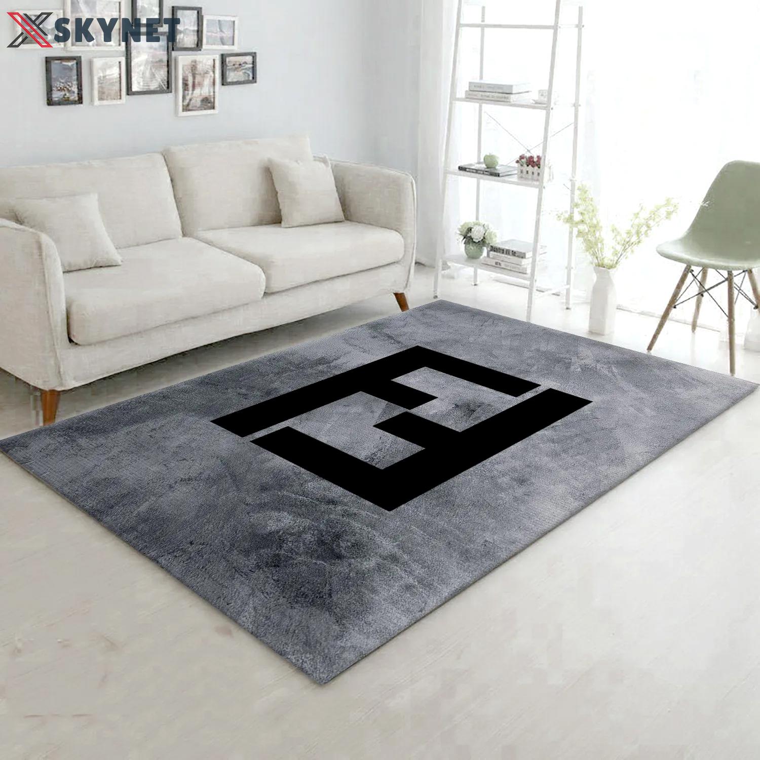 Rugs in living room and bedroom - Fendi rectangle rug bedroom rug christmas gift us decor Rectangle Rug
