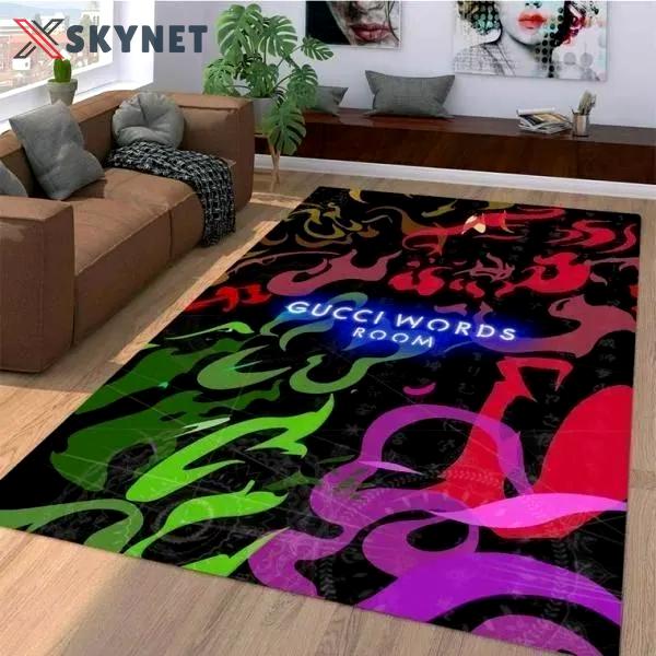 Rugs in living room and bedroom - Gucci inspired luxury area rug for living room bedroom carpet home decorations mat Rectangle Rug